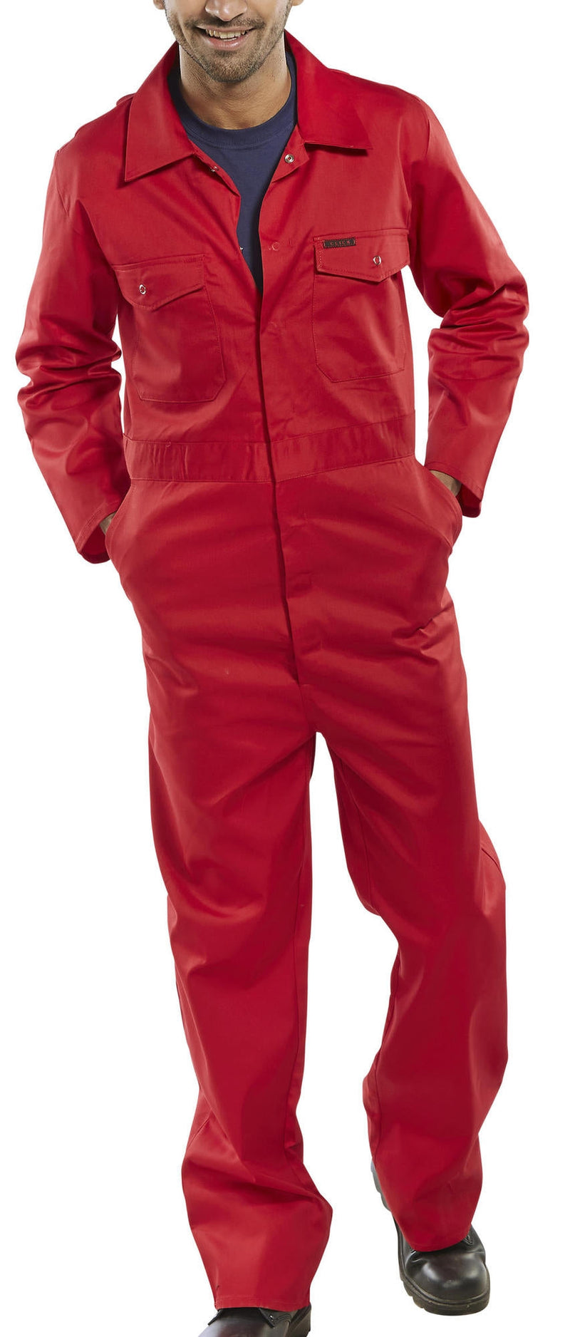 Beeswift Workwear Red Boiler Suit (All Sizes) - ONE CLICK SUPPLIES