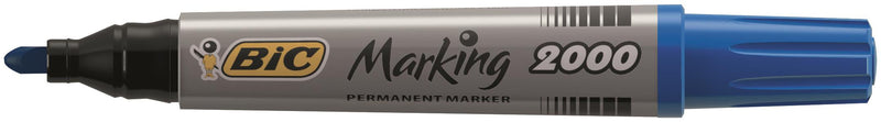 Bic Marking 2000 Permanent Marker Bullet Tip 1.7mm Line Assorted Colours (Pack 4) - 8209112 - ONE CLICK SUPPLIES