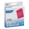 Photo Corners Self Adhesive Vinyl Clear [Pack 250] - ONE CLICK SUPPLIES