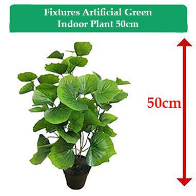 Fixtures Artificial Green Indoor Plant 50cm - ONE CLICK SUPPLIES
