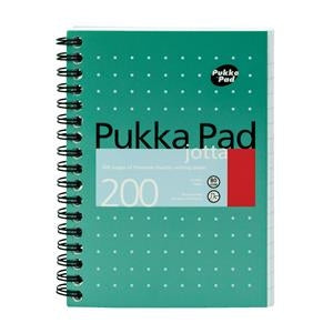 Pukka Pads Jotta Notebook Wirebound Perforated Ruled 200pp 80gsm A6 Ref JM036 [Pack 3] - ONE CLICK SUPPLIES