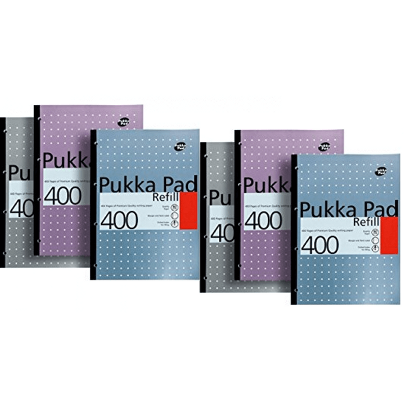Pukka Pads A4 Refill Pad 400 Sheet (Pack of 5) - ONE CLICK SUPPLIES