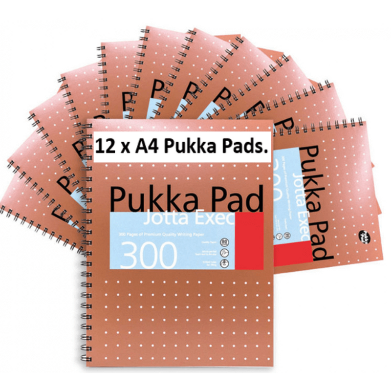 Pukka Pads Copper Jotta Exec A4 Notebook - Pack of 3 Pads - ONE CLICK SUPPLIES