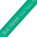Pentel R50 Rollerball Pen 0.8mm Tip 0.4mm Line Black (Pack 12) - R50-A - ONE CLICK SUPPLIES