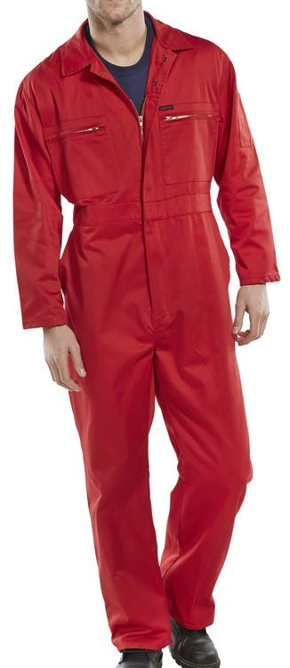 Basic Boiler Suit RED {All Sizes} - ONE CLICK SUPPLIES