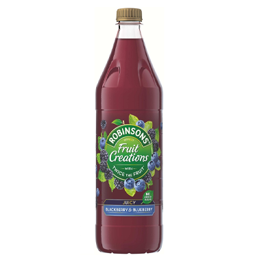 Robinsons Fruit Creations Blackberry & Blueberry Squash 1 Litre - ONE CLICK SUPPLIES