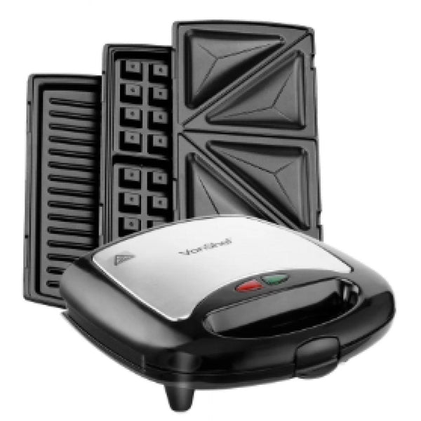 RUSSELL HOBBS 3 IN 1 DEEP FILL SANDWICH PANINI & WAFFLE MAKER - 750W - ONE CLICK SUPPLIES