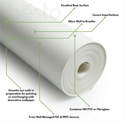 SupaDec Lining Paper 1000 Grade | 10m Plus 20% Free | 10 Roll Bundle