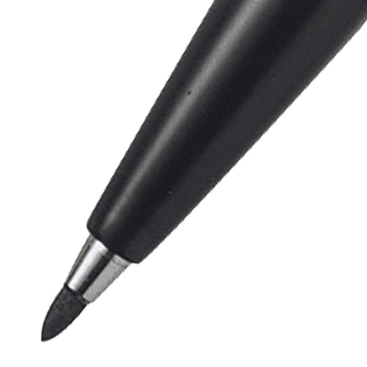 Pentel Original Sign Pen S520 Fibre Tip Pen 2mm Tip 1mm Line Black (Pack 12) - S520-A - ONE CLICK SUPPLIES
