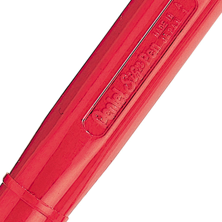 Pentel Original Sign Pen S520 Fibre Tip Pen 2mm Tip 1mm Line Red (Pack 12) - S520-B - ONE CLICK SUPPLIES