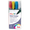 Pentel Wet Erase Chalk Marker Chisel Tip 2-4mm Line Assorted Colours (Pack 4) - SMW26/4-BCGW - ONE CLICK SUPPLIES