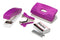 ValueX Stapler Staple Remover and Hole Punch Set Purple - SPSET17 - ONE CLICK SUPPLIES