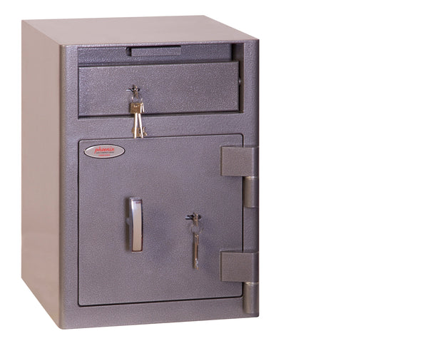 Phoenix Cash Deposit Size 1 Security Safe Key Lock Graphite Grey SS0996KD - ONE CLICK SUPPLIES