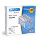 Rapesco 923/15mm Galvanised Heavy Duty Staples (Pack of 1000) - ONE CLICK SUPPLIES