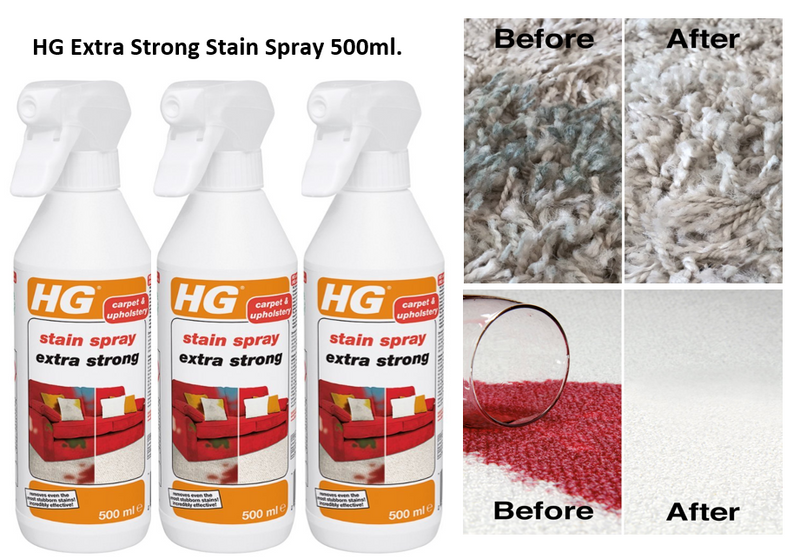 HG Spot & Stain Carpet & Upholstery spray cleaner, 500 ml - ONE CLICK SUPPLIES