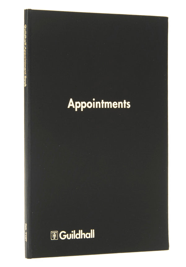 Guildhall Appointments Book 298x203mm 104 Pages Blue T1197Z - ONE CLICK SUPPLIES