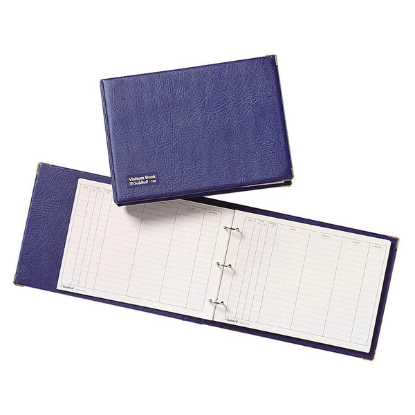 Guildhall Visitor Binder Loose Leaf PVC 3 Rings with 50 Sheets Blue T40Z - ONE CLICK SUPPLIES