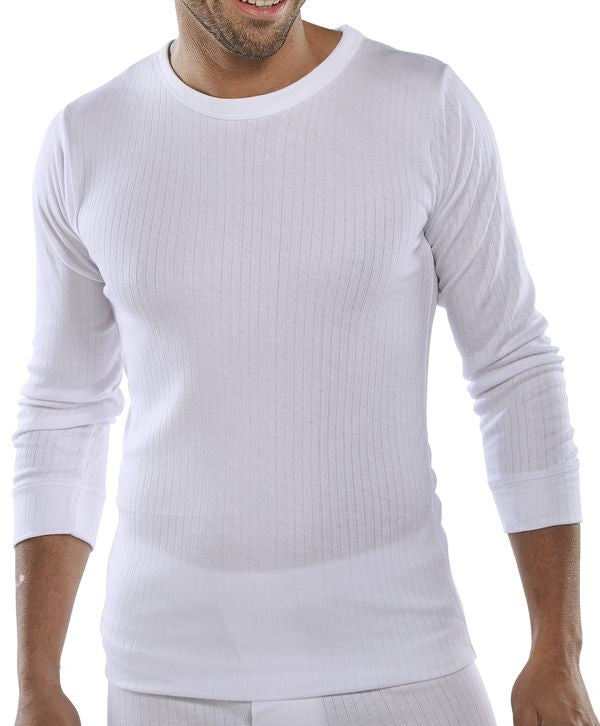 Beeswift Thermal Vest Longsleeved White {All Sizes} - ONE CLICK SUPPLIES