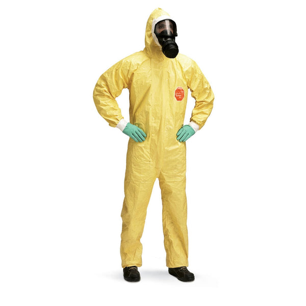 Dupont Tychem 2000C Yellow Hooden Coverall - ONE CLICK SUPPLIES