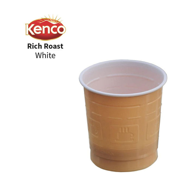 Kenco Rich Roast White Coffee Vending In Cup (25 Cups) - ONE CLICK SUPPLIES