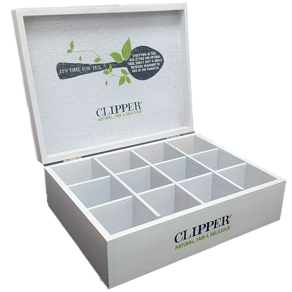 Clipper 12 Compartment Wooden Display Box (Empty) - ONE CLICK SUPPLIES