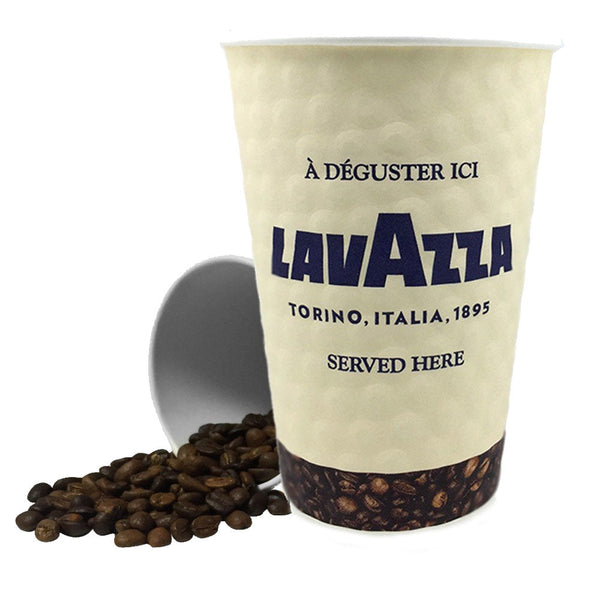 12oz Lavazza Double Walled Paper Cups 25's - ONE CLICK SUPPLIES