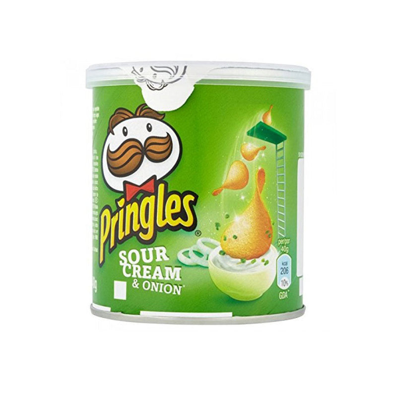Pringles Sour Cream & Onion Crisps 40g x 12 per case - ONE CLICK SUPPLIES