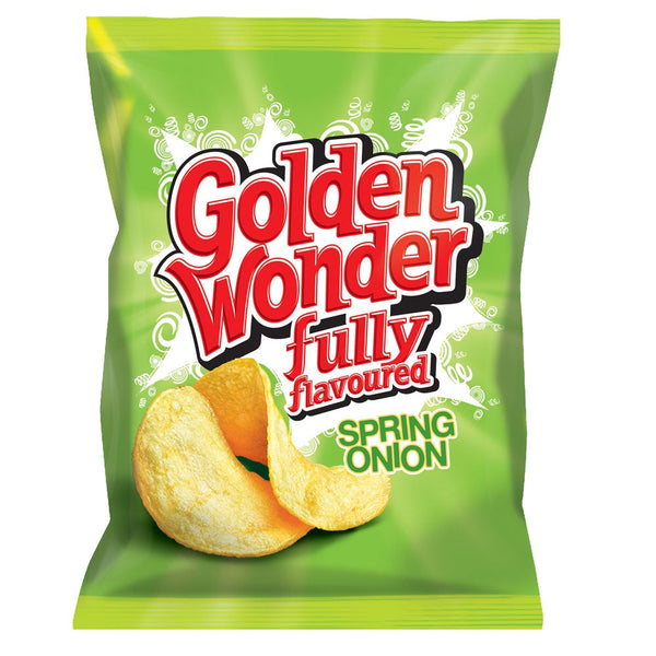 Golden Wonder Crisps Spring Onion Pack 32's - ONE CLICK SUPPLIES