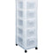 Really Useful Storage Tower 5 x 12 Litre Clear Drawers - ONE CLICK SUPPLIES