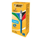 Bic 4-Colour Ballpoint Pen (Pack 12) - ONE CLICK SUPPLIES