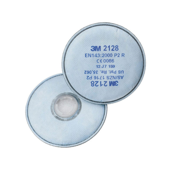 3M 2128 Particulate Filters (Pair) - ONE CLICK SUPPLIES