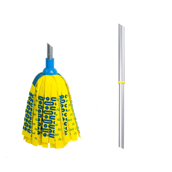 Flash Mighty Mop With Extending Handle - ONE CLICK SUPPLIES