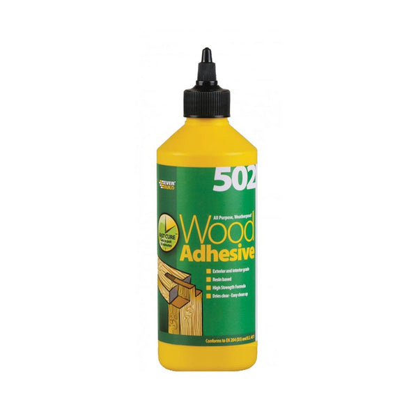 Everbuild 502 Wood Adhesive 500ml - ONE CLICK SUPPLIES