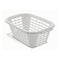 Addis White Laundry Basket 40 Litre - ONE CLICK SUPPLIES