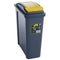 Wham Recycle It Yellow Slimline Bin & Lid 25 Litre - ONE CLICK SUPPLIES