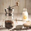 Kilner Branded Coffee Grinder Set with Glass 500ml/0.5 Litre Screw Top Storage Jar