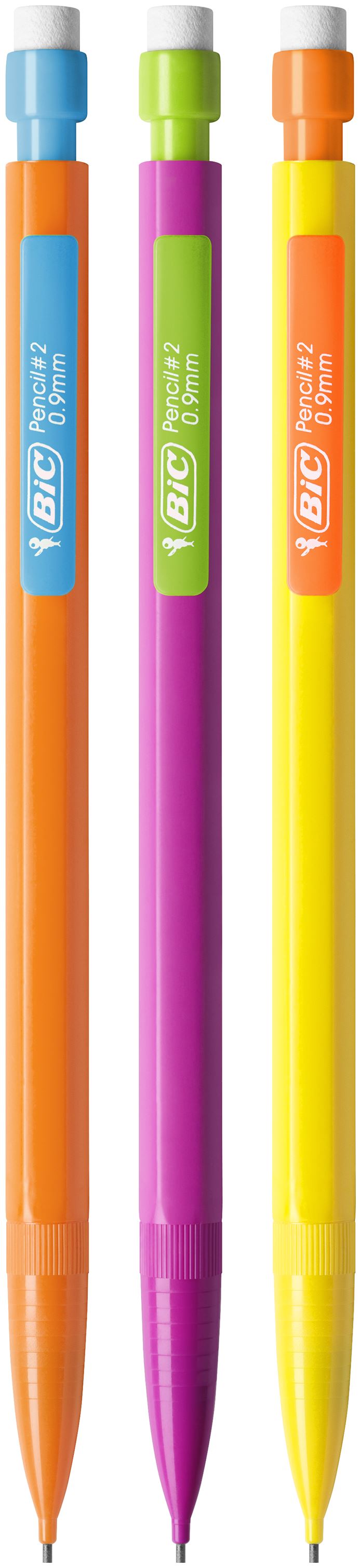 Bic Matic Strong Mechanical Pencil HB 0.9mm Lead Assorted Colour Barrel (Pack 12) - 892271 - ONE CLICK SUPPLIES