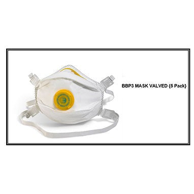 Beeswift BBP3 Valved Face Mask Hi Visibility Valve - ONE CLICK SUPPLIES