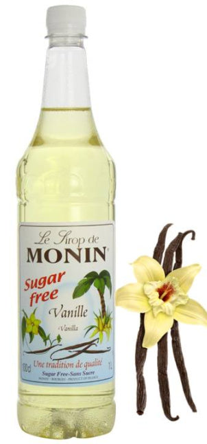 Monin Sugar Free Vanilla Coffee Syrup 1 Litre