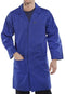 Warehouse Hygiene Coat Royal Blue (All Sizes) - ONE CLICK SUPPLIES