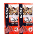 Webbox Cat Treats Tasty Sticks Beef & Rabbit 6 Sticks - ONE CLICK SUPPLIES
