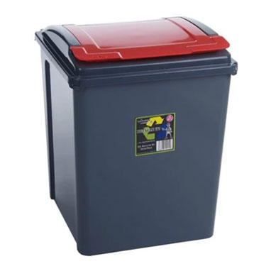 Wham Recycle It Red Bin & Lid 50 Litre - ONE CLICK SUPPLIES