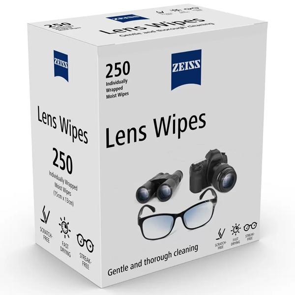 Zeiss Lens Cleaning Wipes 250 Wipes - ONE CLICK SUPPLIES